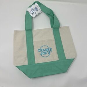 Trader Joe’s Mini Canvas Tote Bag Limited Edition